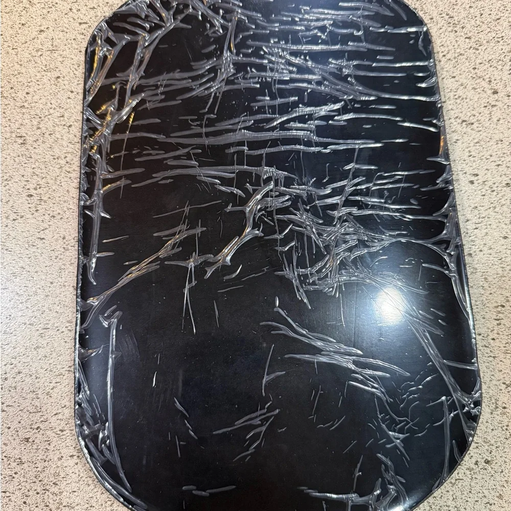 Black Ergonomic Mousepad with Memory Foam Wrist Rest Support - New